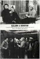 cca 1961 ,,Kaland a szigeten" című román francia film jelenetei és szereplői, 10 db vintage pro...