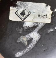 Majoros János: Retro kerámia váza. Mázas kerámia, jelzett, hibátlan, m: 35 cm