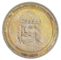 DN "St. Stephanus Rex Hungarorum / St. Stephen Basilica 1905 Budapest" aranyozott fém emlé...