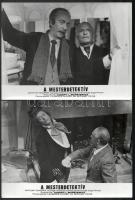 cca 1972 ,,A mesterdetektív" című angol film jelenetei és szereplői (Laurence Oliver és Michael...