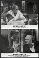 cca 1972 ,,A mesterdetektív" című angol film jelenetei és szereplői (Laurence Oliver és Michael...