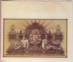 1943. 100P "Szálasi" széles felső ívszéllel T:I