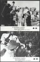 cca 1986 ,,Tizenötéves a kapitány" című szovjet film jelenetei és szereplői, 9 db vintage produ...