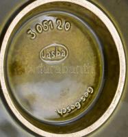 Jasba retro német mázas fajansz adventi gyertyatartó, jelzéssel, hibátlan, d: 20 cm