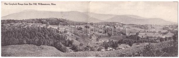 1913 Williamstown (Massachusetts), The Greylock Range from Bee Hill 2-tiled folding panoramacard