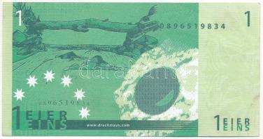 Németország DN 1E fantázia bankjegy T:F
Germany ND 1 Eier fantasy banknote C:F