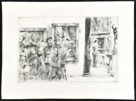 Varga Nándor Lajos(1895-1978): Műcsarnok, 1919. Köztulajdonba vett műalkotások első kiállítása. Rézk...