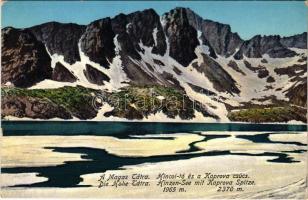 Tátra, Magas-Tátra, Vysoké Tatry; Hincoi tó és a Koprova csúcs / mountain lake