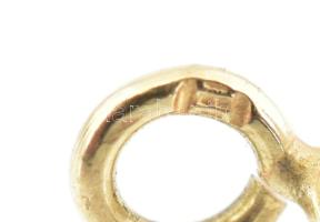 Arany (Au) 14K rózsaszemes karkötő, jelzett, h: 20 cm, nettó: 3,3 g