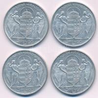 1943. 5P Al "Horthy Miklós születésének 75. évfordulójára" (4x) T:AU,XF