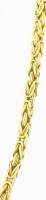 Arany (Au) 14K király nyaklánc, jelzett, h: 46,5 cm, nettó: 5,5 g