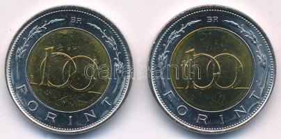 2002. 100Ft "Kossuth" kapszulában (2db) T:AU Adamo FOEM1