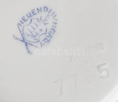 Herend Viktória mintás ékszeres tálka, jelzéssel, kopással, d: 9,5 cm