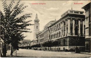 1912 Kolozsvár, Cluj; Unitárius kollégium. Schuster Emil kiadása / Unitarian boarding school (EK)