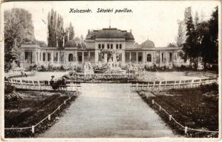 1916 Kolozsvár, Cluj; Sétatéri pavilon / promenade, park, pavilion (EB)