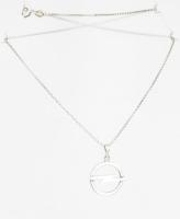 Ezüst(Ag) venezianer nyaklánc Opel medállal, jelzett, h: 41 cm, d: 2 cm, nettó: 4,2 g