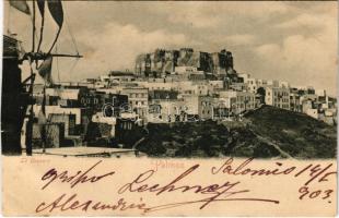 1903 Patmos, Le Couvent / convent (cut)