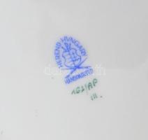 Herendi Apponyi mintás porcelán tál. Nagy méretű, Kézzel festett, jelzett, hibátlan d: 33 cm
