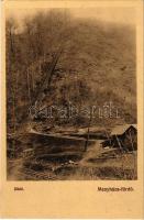 Menyháza, Moneasa; Ércszállító sikló, iparvasút. Illés Albert kiadása / ore transporting funicular, industrial railway