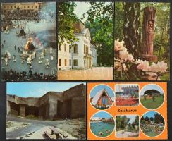Kb. 100 db MODERN magyar város képeslap / Cca. 100 modern Hungarian town-view postcards