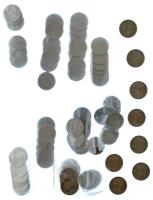 Amerikai Egyesült Államok 1999-2009. 25c (87x) forgalmi emlékkiadások a "Szövetségi Államok" sorozatból T:vegyes USA 1999-2009. 25 Cents (87x) circulating commemorative coins from the "50 State Quarters" series C:mixed