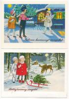 KARÁCSONY - 30 db modern reprint üdvözlő képeslap / CHRISTMAS - 30 modern reprint greeting postcards