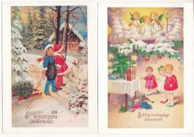 KARÁCSONY - 30 db modern reprint üdvözlő képeslap / CHRISTMAS - 30 modern reprint greeting postcards