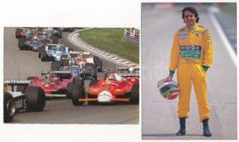 10 db MODERN motívum képeslap: versenyautók, Forma-1 / 10 modern motive postcards: racing cars