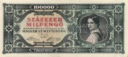 1946. 100.000MP (5x) egymásutáni sorszámmal T:I