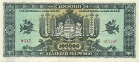 1946. 100.000MP (5x) egymásutáni sorszámmal T:I