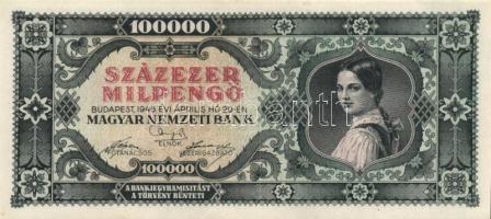 1946. 100.000MP (5x) egymásutáni sorszámmal T:I