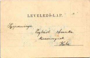 1900 Vajdahunyad, Hunedoara; Hunyadvári lovagkastély, vár. Kiadja a "Hunyadmegyei tört. és reg....