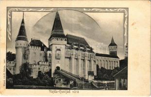 Vajdahunyad, Hunedoara; Vajda-Hunyad vára. Hirsch Adolf kiadása / castle. Art Nouveau (fl)