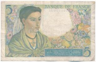 Franciaország 1943. 5Fr T:F
France 1943. 5 Francs C:F