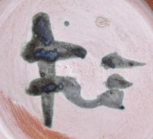 Fodor Ilda (1959-): Retro váza. Mázas kerámia, jelzéssel, hibátlan, m: 19 cm