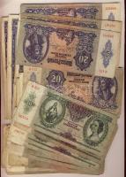 Kis bankjegy tétel, 254db, főleg pengő, infla, kevés forinttal T:vegyes