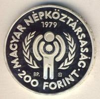 1979. 200Ft Ag "Nemzetközi gyermekév" T:PP