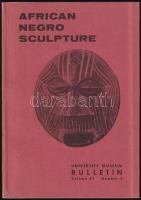 African Negro Culture. University Museum Bulletin Vol. 21 No. 4. (Kiállítási katalógus). Philadelphia, 1957, University Museum (University of Pennsylvania), 79+(1) p. + 1 (kihajtható) t. Fekete-fehér fotókkal illusztrálva. Angol nyelven. Kiadói papírkötés.