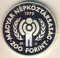 1979. 200Ft Ag "Nemzetközi gyermekév" T:PP