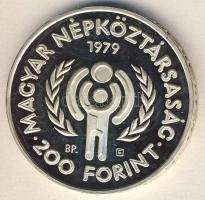 1979. 200Ft Ag "Nemzetközi gyermekév" T:PP