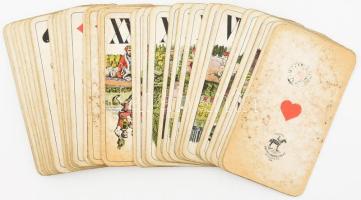 Adóbélyeges Piatnik tarokk kártya, teljes, 42 lap