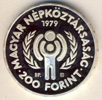 1979. 200Ft Ag "Nemzetközi gyermekév" T:PP