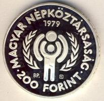 1979. 200Ft Ag "Nemzetközi gyermekév" T:PP