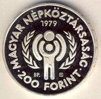1979. 200Ft Ag "Nemzetközi gyermekév" T:PP