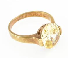 Ezüst(Ag) gyűrű, jelzett, méret: 58, bruttó: 5,4 g