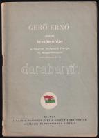 cca 1950 3 szocreál füzet Népi demokráciánk útja, Gerő Ernő elvtárs beszámolója a Magyar Dolgozók Pártja kongresszusán, Fehér könyv - Nagy Imre és bűntársai ellenforradalmi összeesküvése