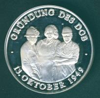 Németország 1989. "Német Szakszervezetek Szövetsége" Ag 20,4g emlékérem T:PP