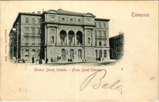 Temesvár, Timisoara; Ferenc József színház / Franz Josef-Theater / theatre (Rb)