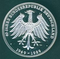 Németország 1989. "Németország futballvilágbajnok" Ag 20,4g emlékérem T:PP