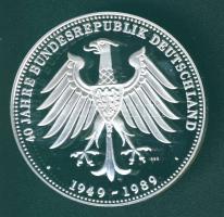 Németország 1989. "Willy Brandt" Ag 20g emlékérem T:PP